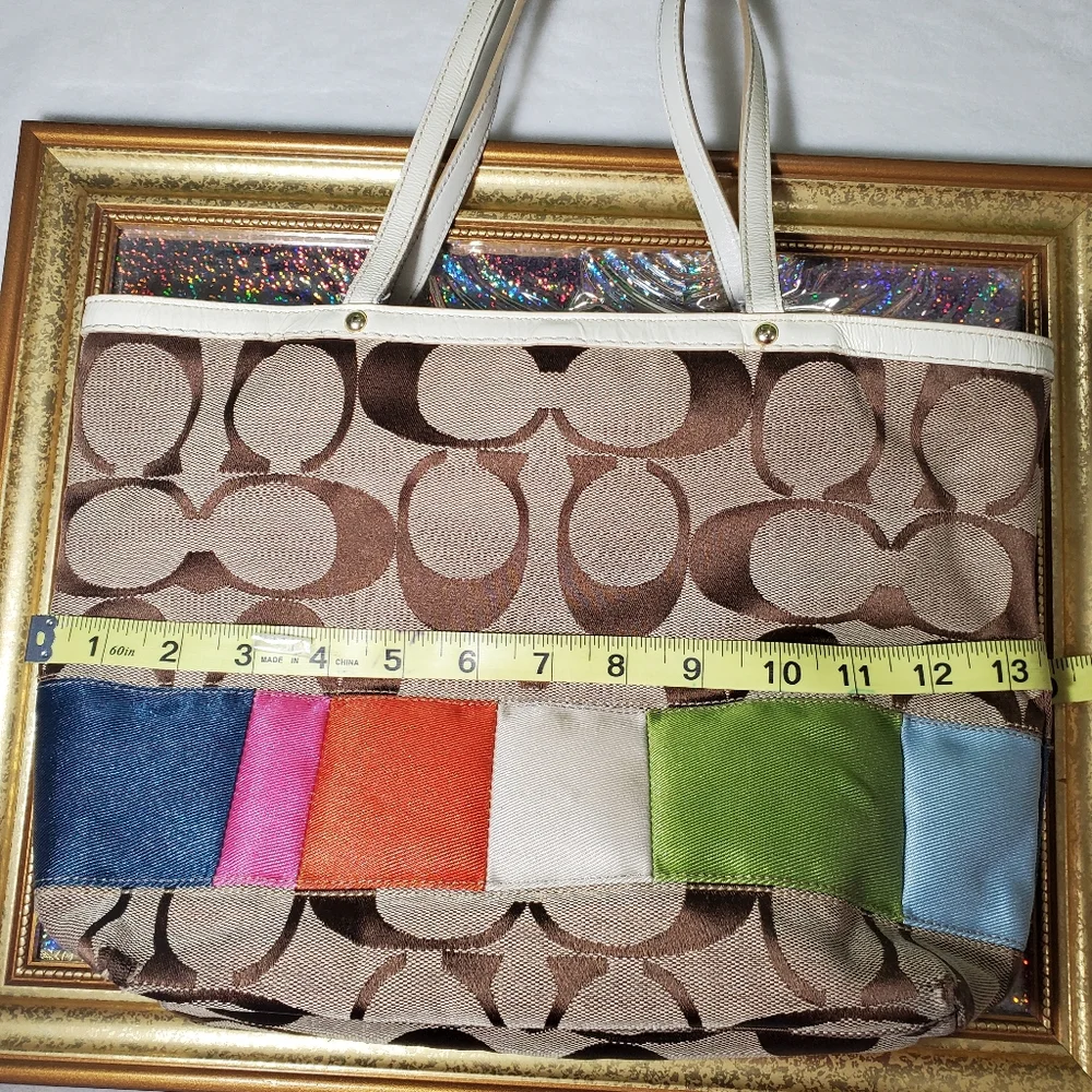 Coach Multicolor Stripe Purse A0767 - 10859_10
